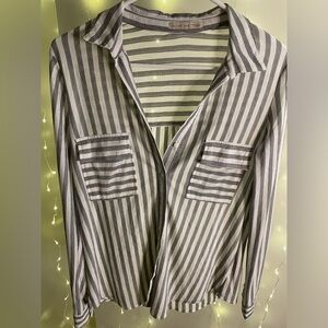 ACTIVE USA Stripped Button Down Shirt